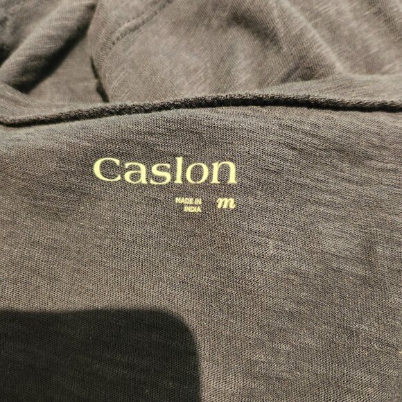 Caslon Navy Blue V-neck Short Sleeve T-Shirt - Picture 2 of 6